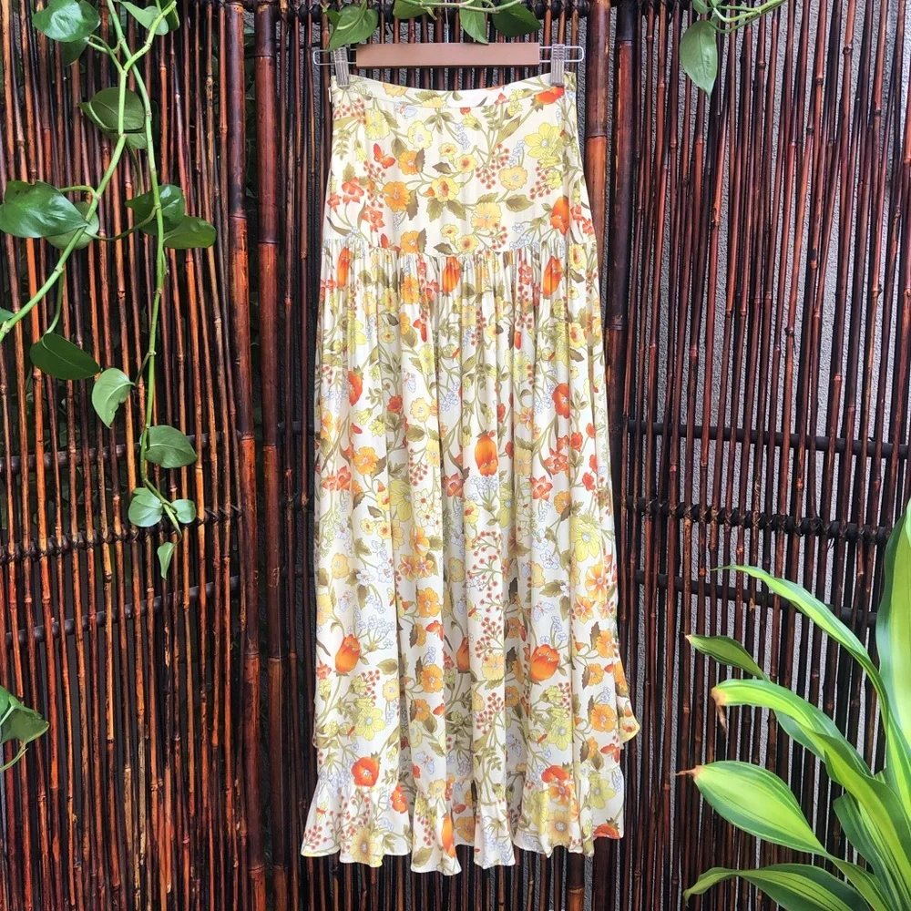 NEW Spell Sayulita Frill Skirt - Picture 14 of 15